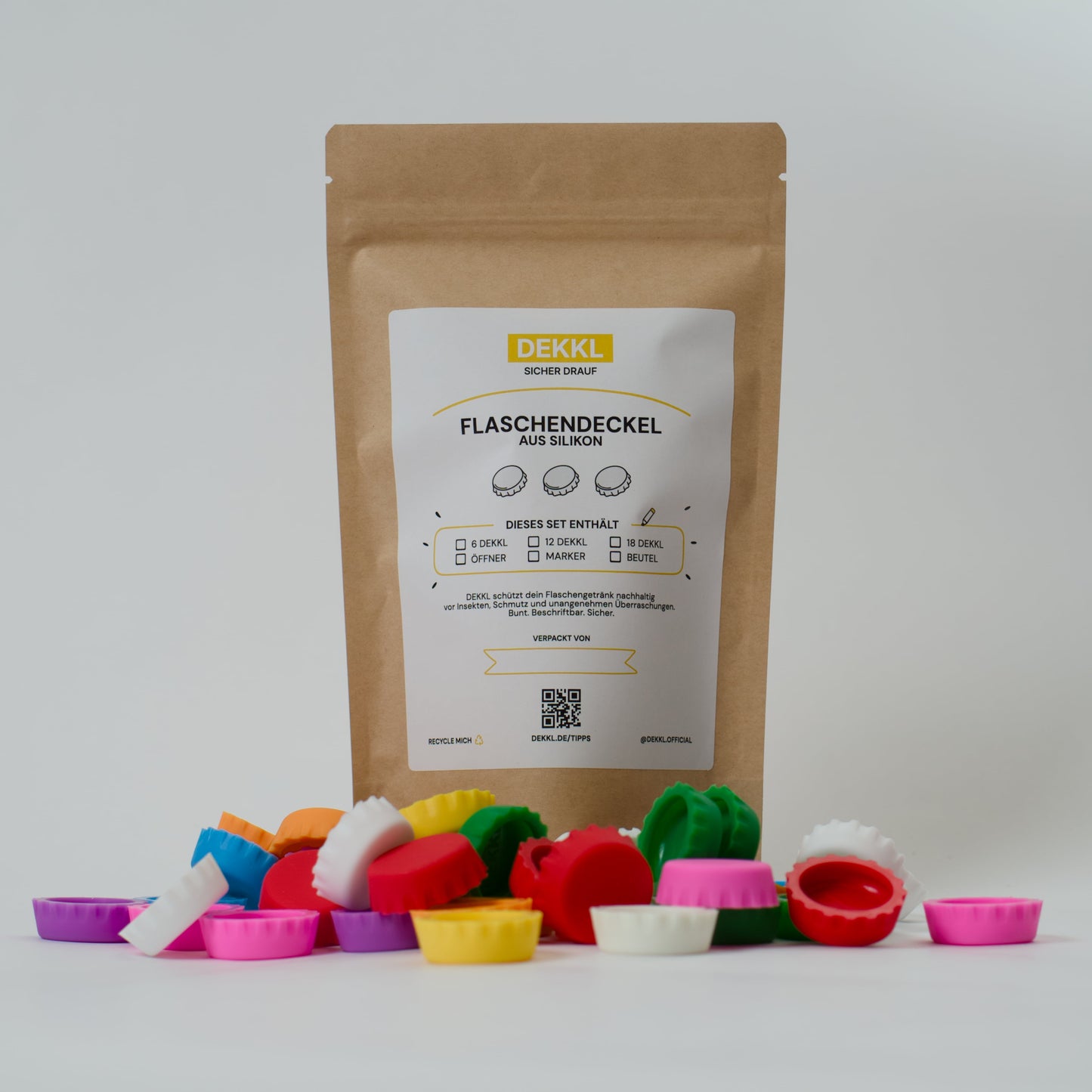 Flaschendeckel Schutz-Set + Zubehör